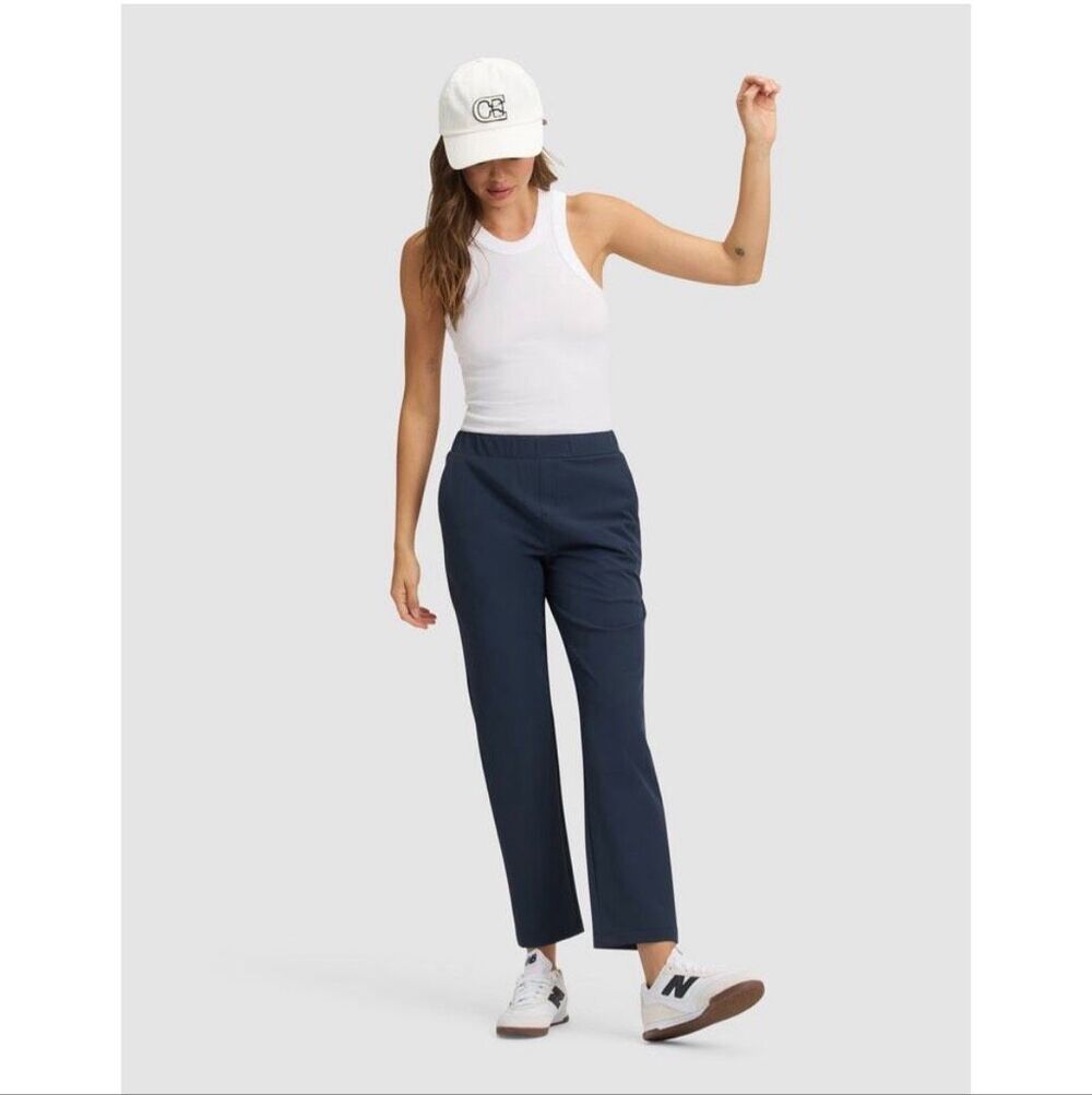 NWT Cozy Earth Always Cropped Pant Eclipse Navy Pull On XXL